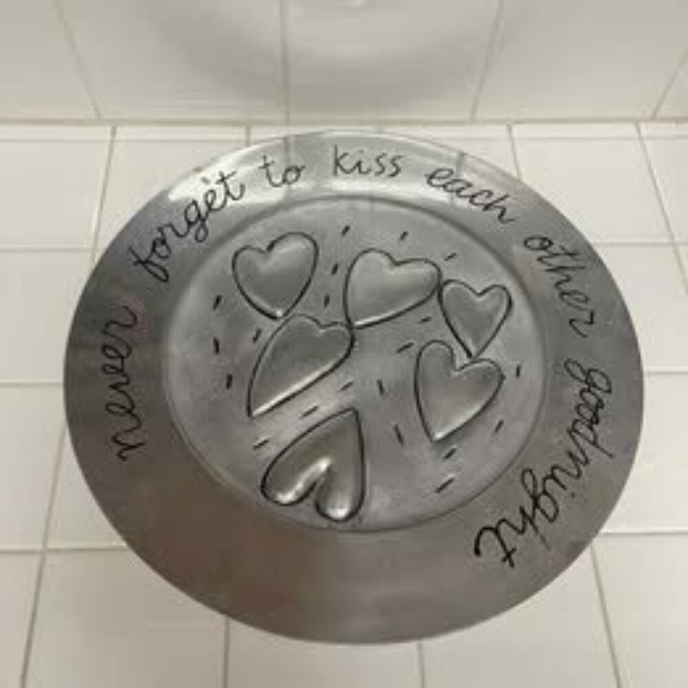 Sandra Magsamen Silvestri pewter platter